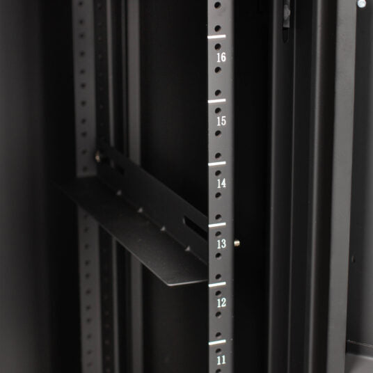 Gator Cases | 18U, 21″ Deep Sectional Wall Rack, Steel Door
