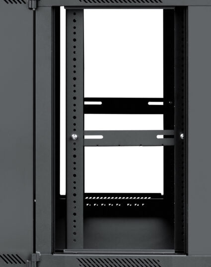 Gator Cases | 18U, 21″ Deep Sectional Wall Rack, Steel Door