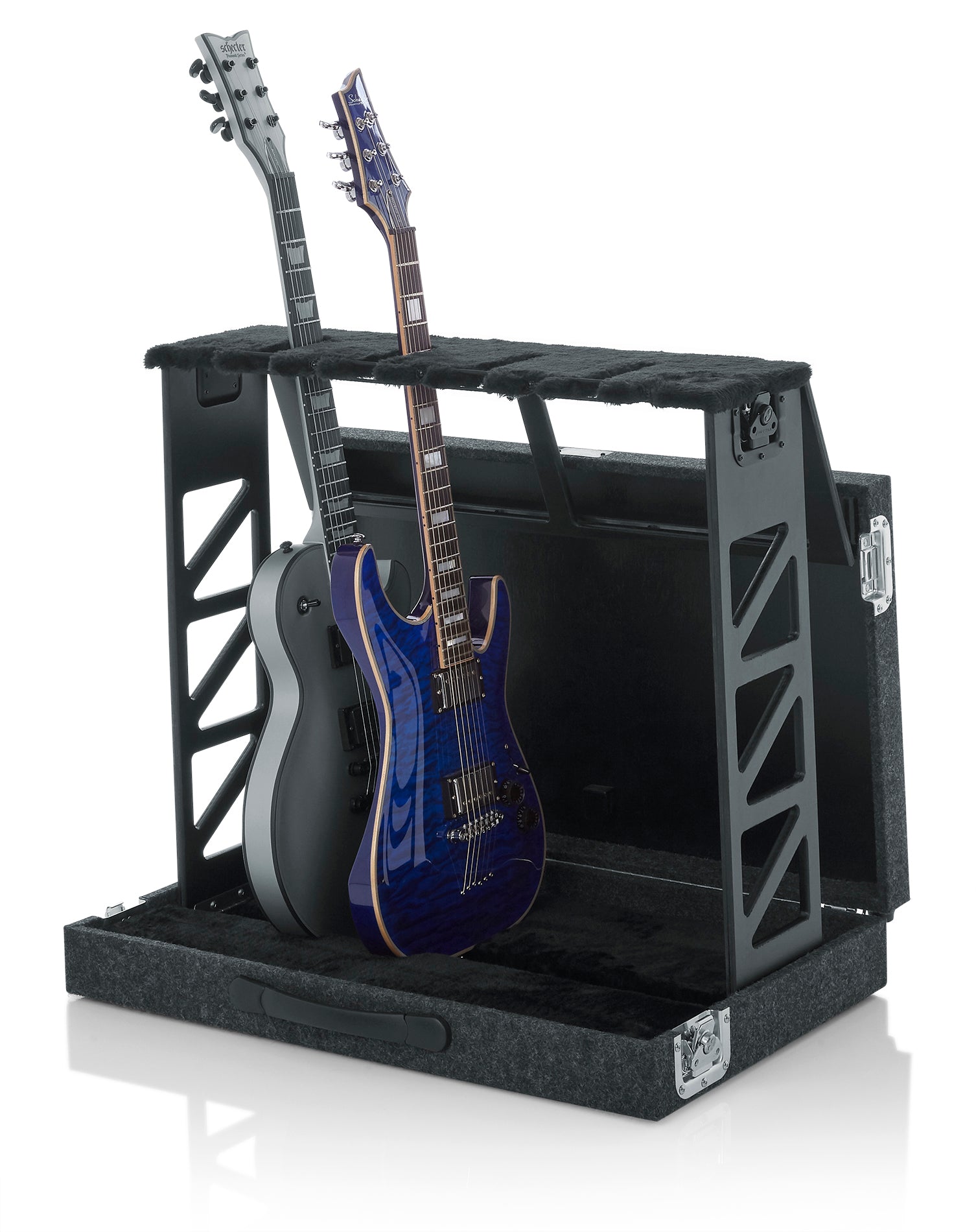 Gator Frameworks | Rack Style 4 Guitar Stand that Folds into Case