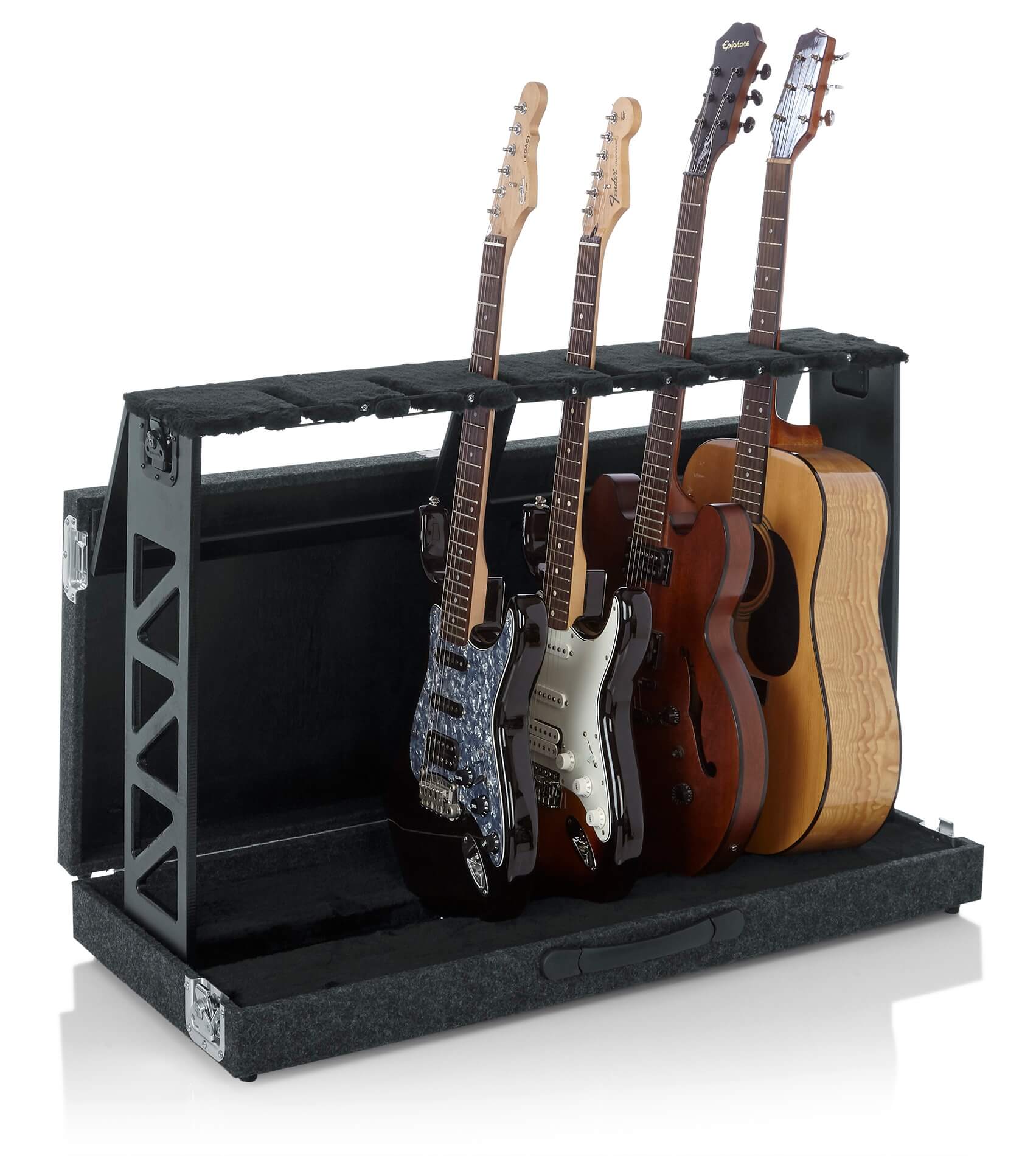 Gator Frameworks | Rack Style 6 Guitar Stand that Folds into Case