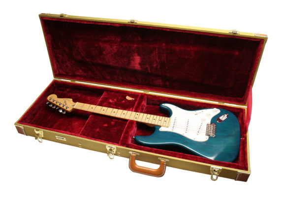 Gator Cases | Electric Guitar Deluxe Wood Case, Tweed