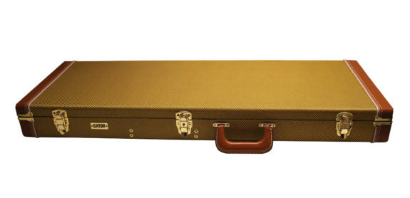 Gator Cases | Electric Guitar Deluxe Wood Case, Tweed