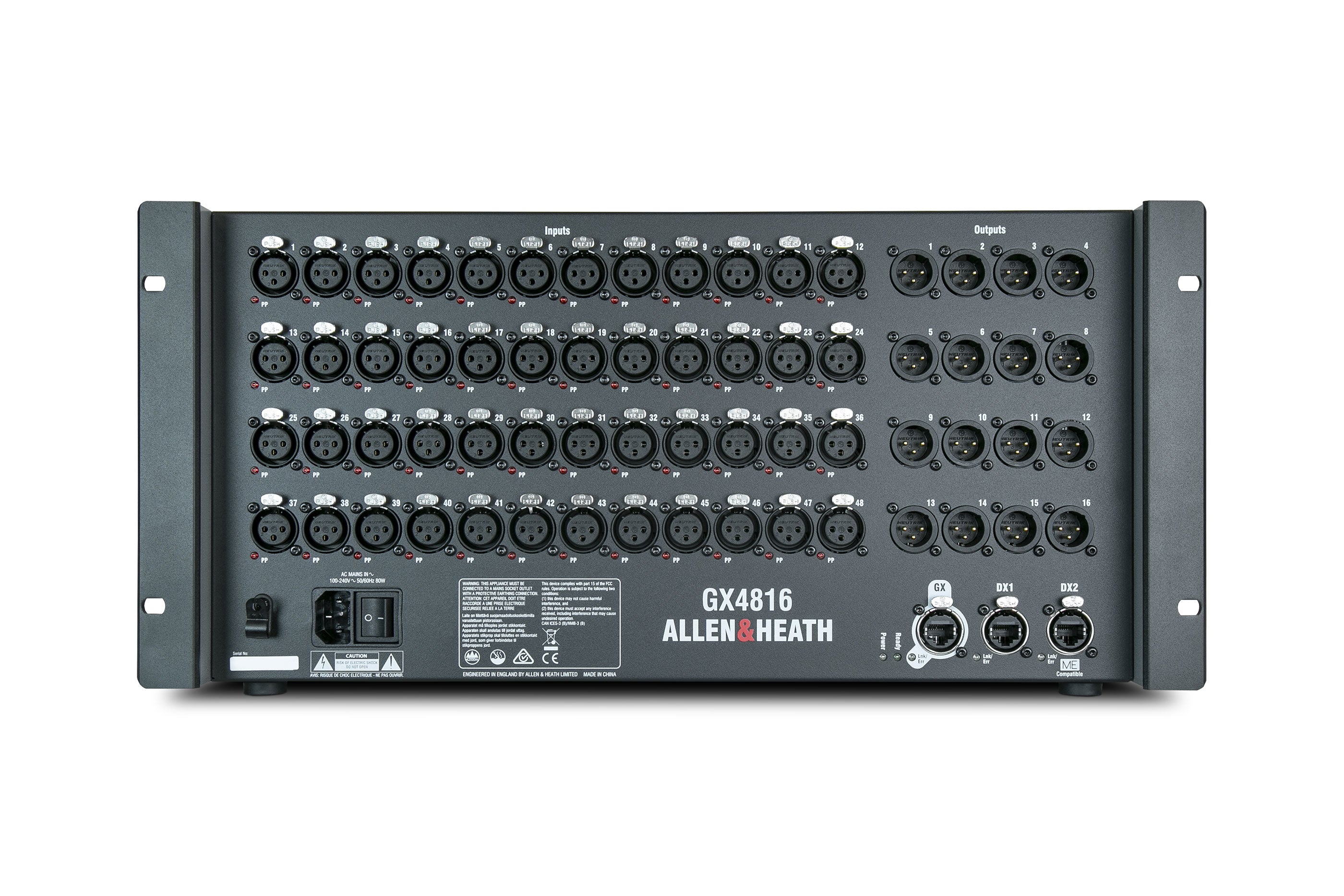 Allen & Heath | GX4816 48x16 Portable GX Expander with DX Sockets