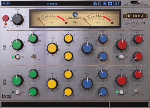 boz Digital Labs | The Hoser XT Analog EQ Plug-in