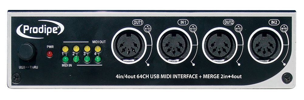 Prodipe Interface MIDI USB 4in/4out