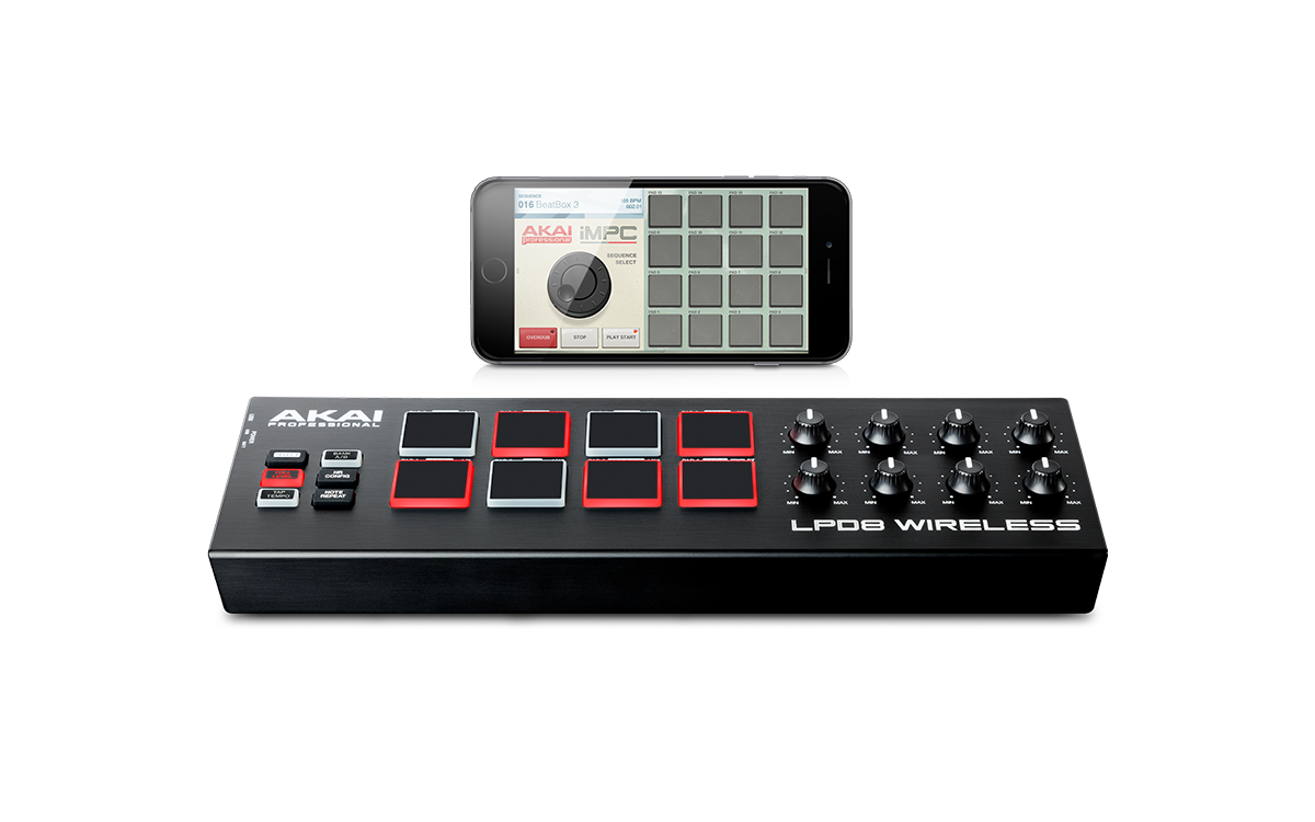 Akai Professional LPD8 Mini Pad Controller -  Wireless