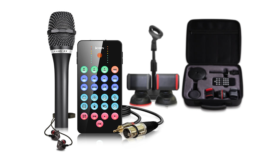 iCON Pro Audio | LivePod Plus Streaming Bundle with C1 Microphone