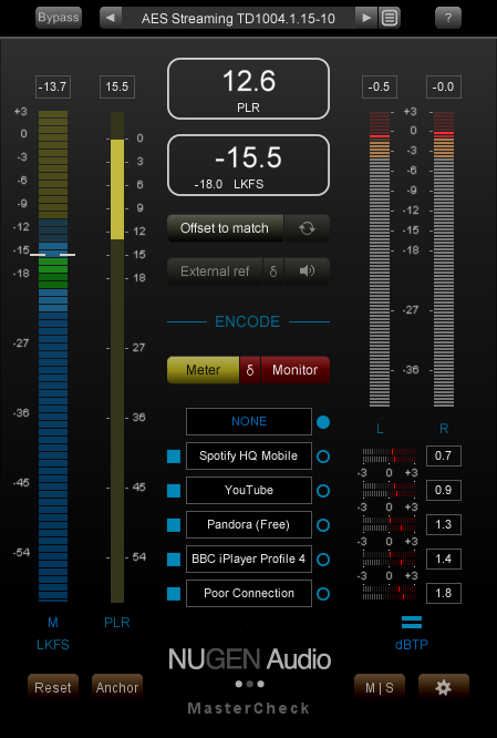 NUGEN Audio | MasterCheck Audio Analysis Plug-in