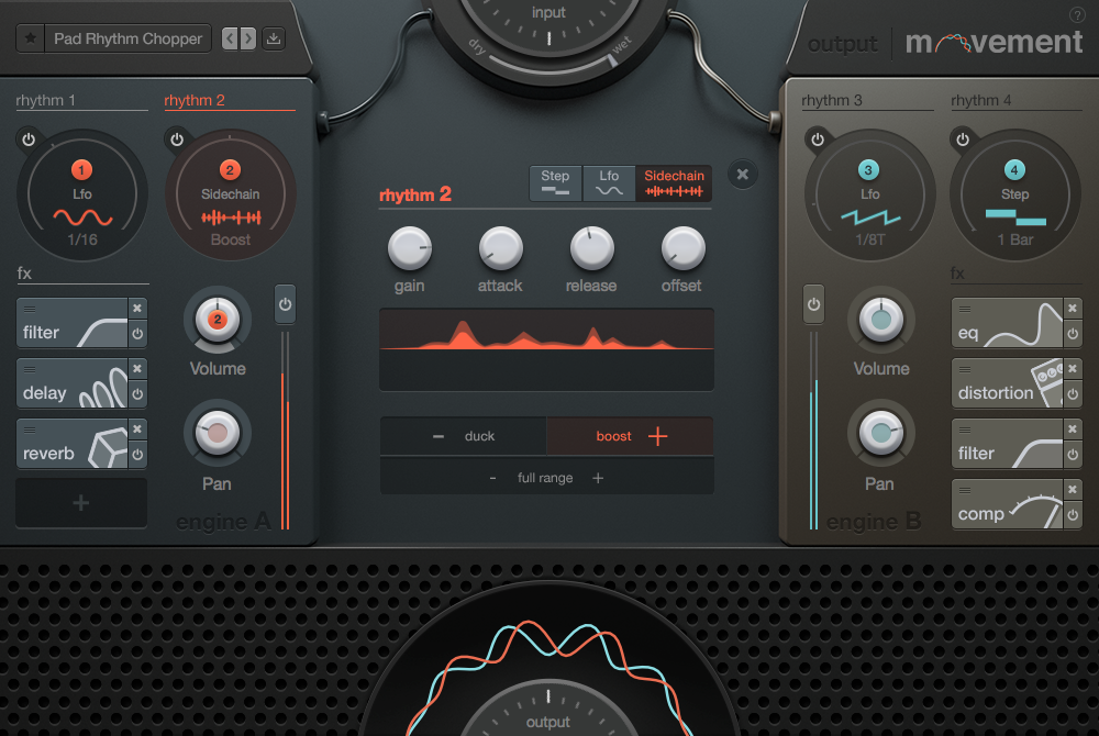Output | Movement Virtual Processor Effects Plug-in
