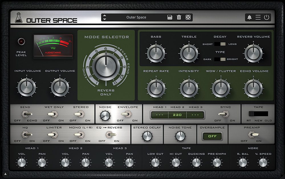 AudioThing | Outer Space Vintage Tape Echo Plug-in