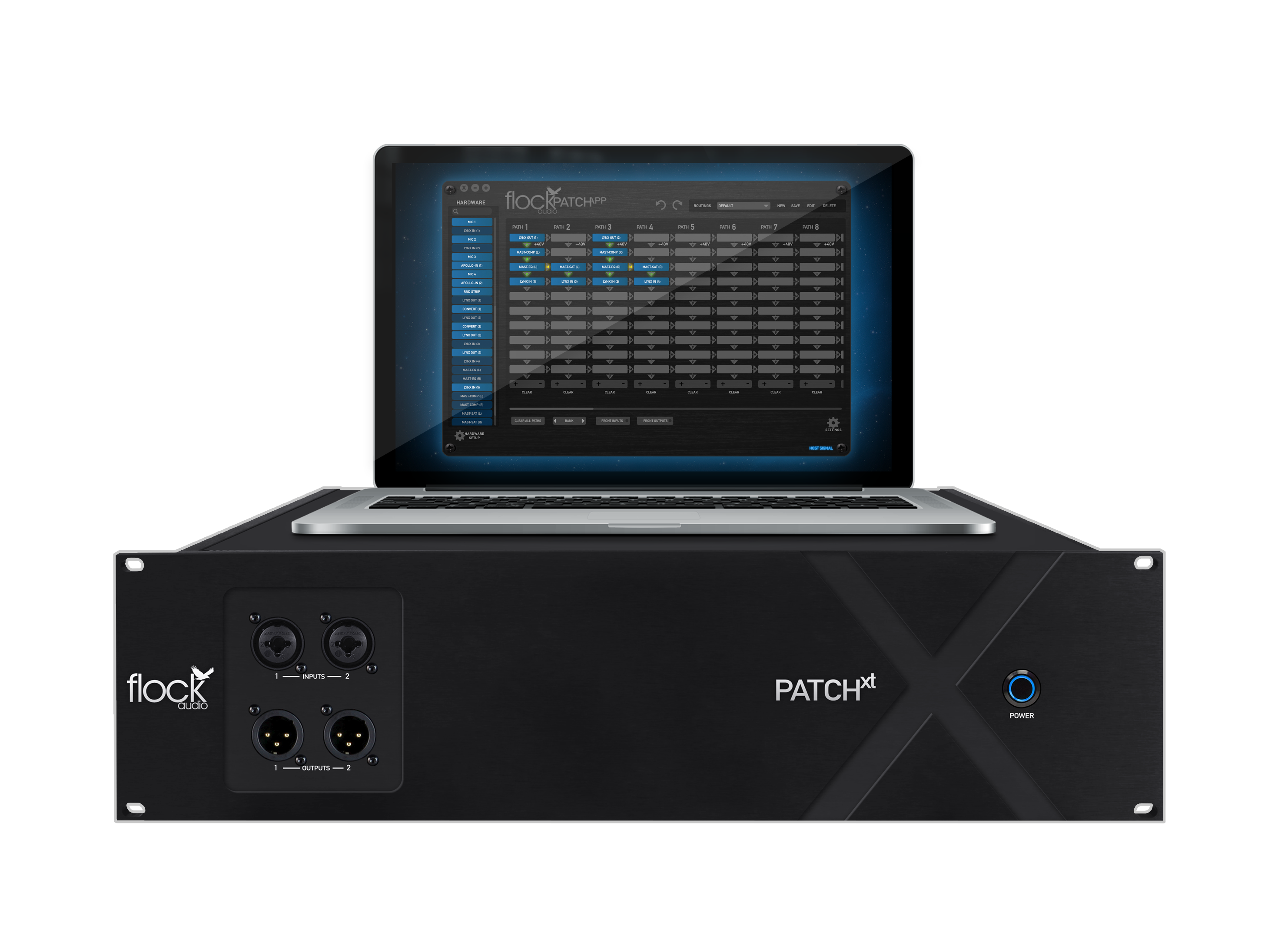 Flock Audio | Patch XT 192-point Digitally Controlled Analog Patchbay