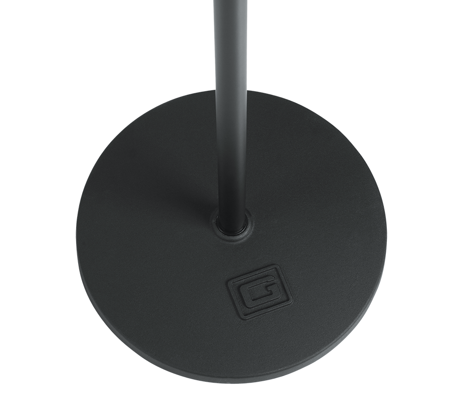 Gator Frameworks | Desktop Mic Stand with Round Base and Twist Clutch
