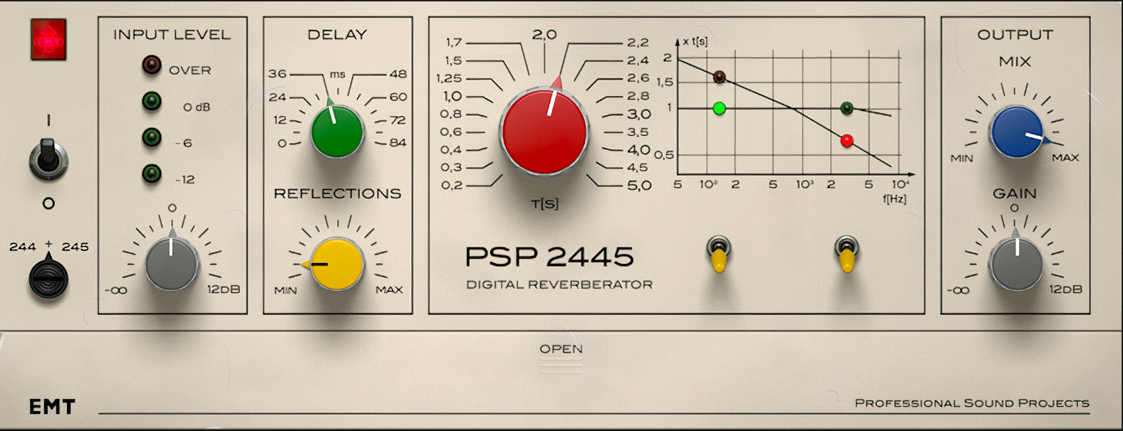 PSP Audioware | 2445 EMT Reverb Plug-in