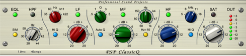 PSP Audioware | ClassicQ Equalizer Plug-in