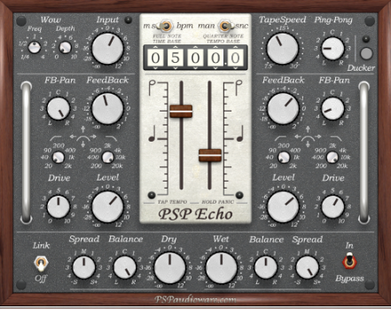 PSP Audioware | PSP Echo Delay Plug-in