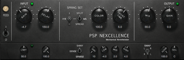 PSP Audioware | Nexcellence Reverb Plug-in