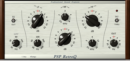 PSP Audioware | RetroQ Equalizer Plug-in