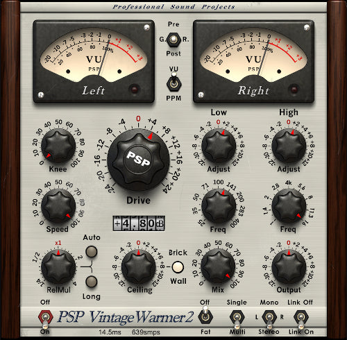 PSP Audioware | VintageWarmer2 Compressor Bundle Plug-in