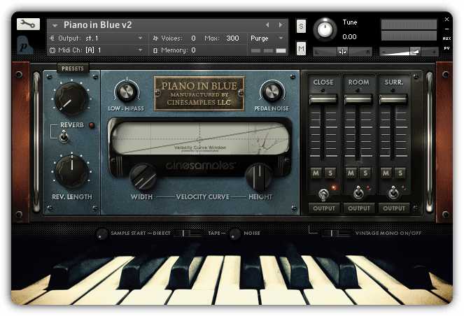 cinesamples Piano in Blue