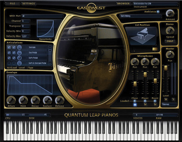 East West QL Pianos Platinum