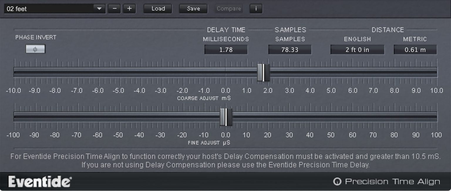 Eventide | Precision Time Align Plug-in