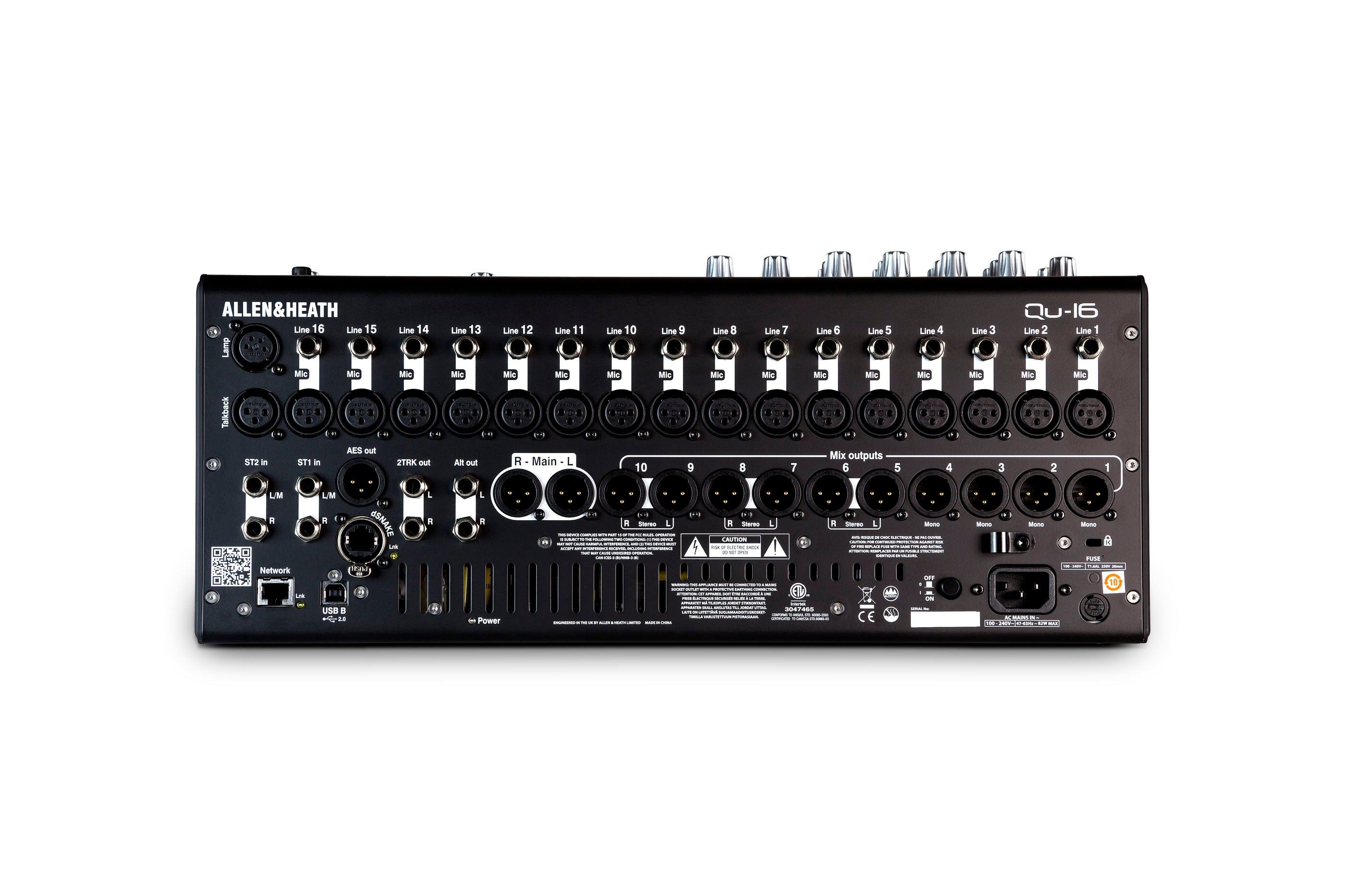 Allen & Heath | Qu-16 16-channel Digital Mixer