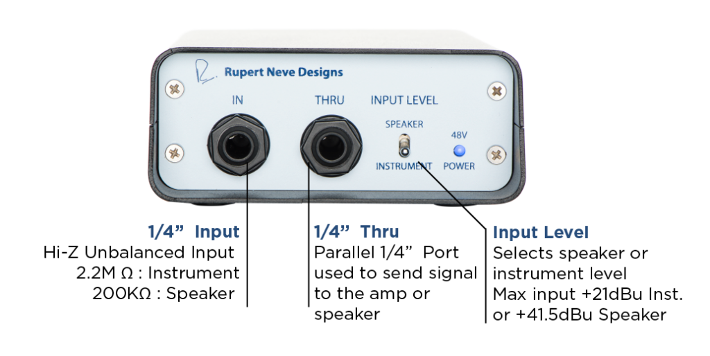 Rupert Neve Designs RNDI 1-channel Active Instrument Direct Box