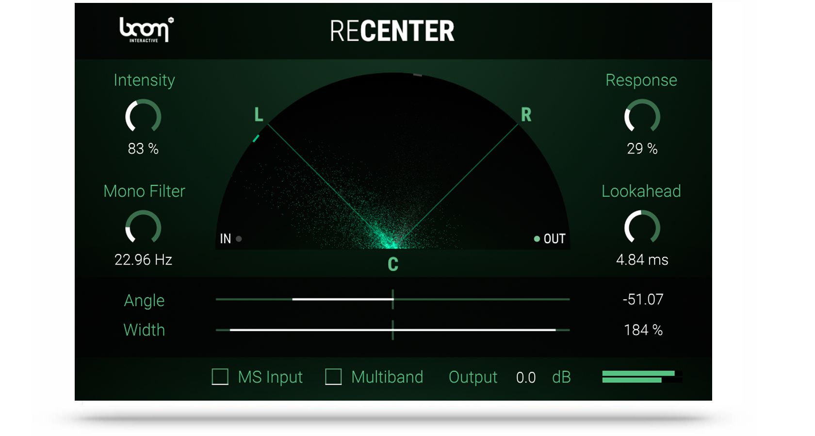 Boom Library | RECENTER Stereo Processor Plug-in