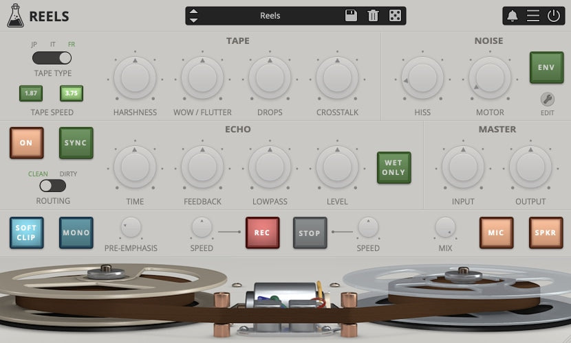 AudioThing | Reels Vintage Tape Emulation Plug-in