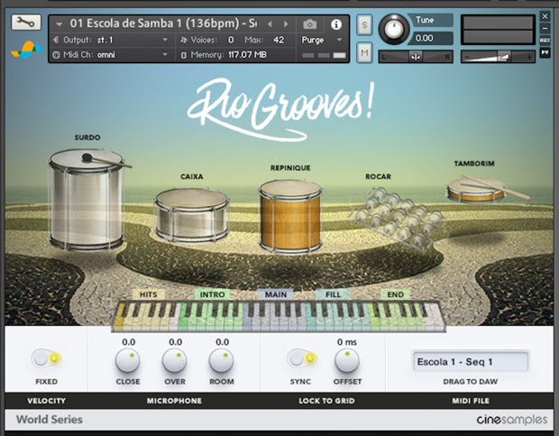 cinesamples Rio Grooves