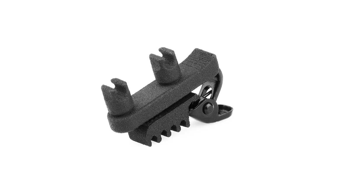 DPA 2-way Double Clip for 4060 Miniature series, Black
