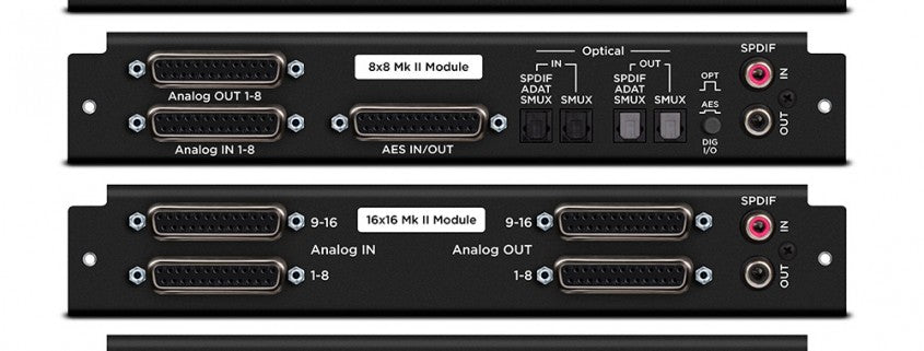 Apogee Symphony I/O MKII PTHD Chassis with 16 Analog In + 16 Analog Out+8 Analog In + 8 Analog Out