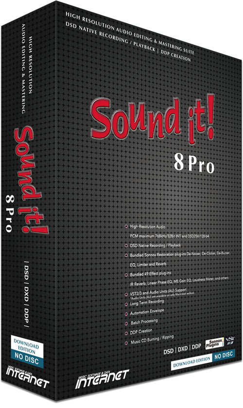 INTERNET CO | Sound it! 8 Audio Editing & Mastering Suite