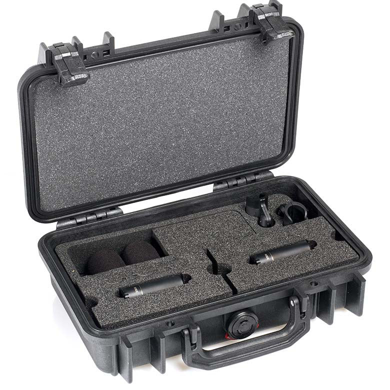 DPA d:dicate™ 2006C Stereo Pair with Clips and Windscreens in Peli Case