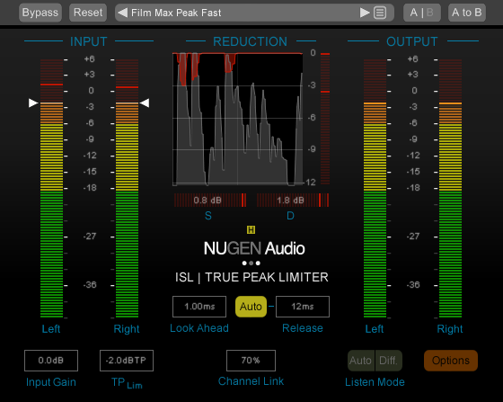 NUGEN Audio | ISL Peak Limiter Plug-in