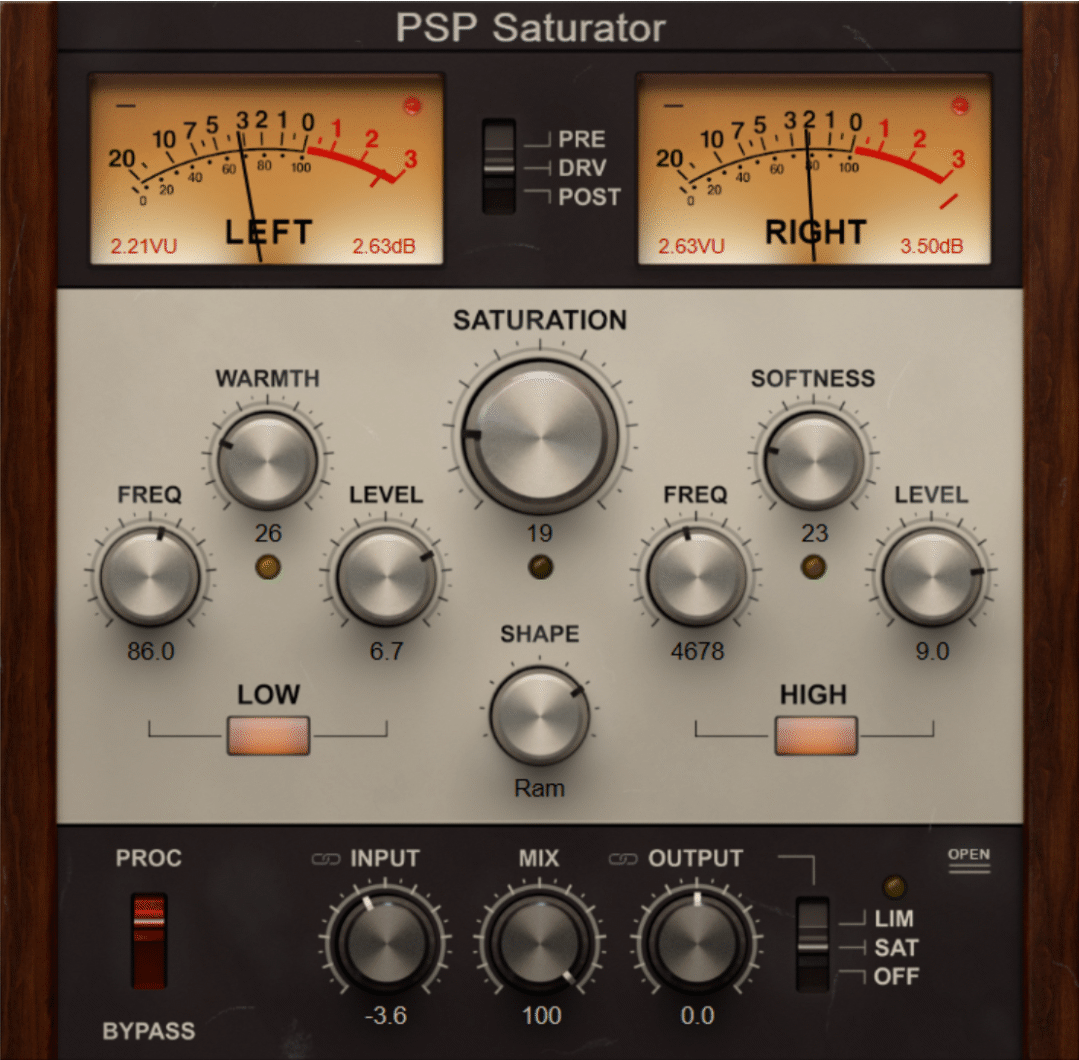 PSP Audioware | Saturator Plug-in