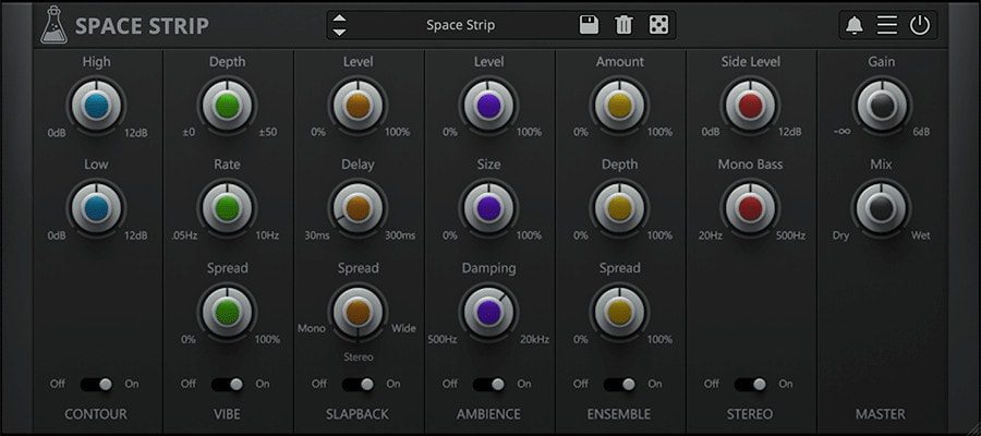 AudioThing | Space Strip Channel Strip Plug-in