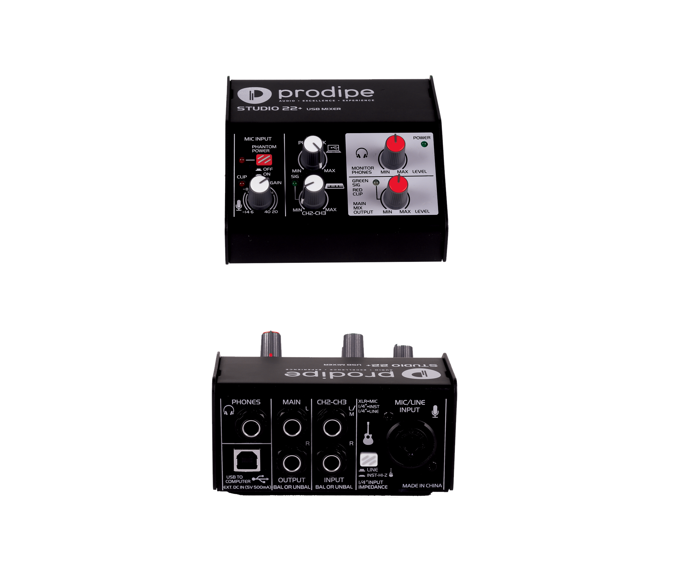 Prodipe Studio 22 + interface