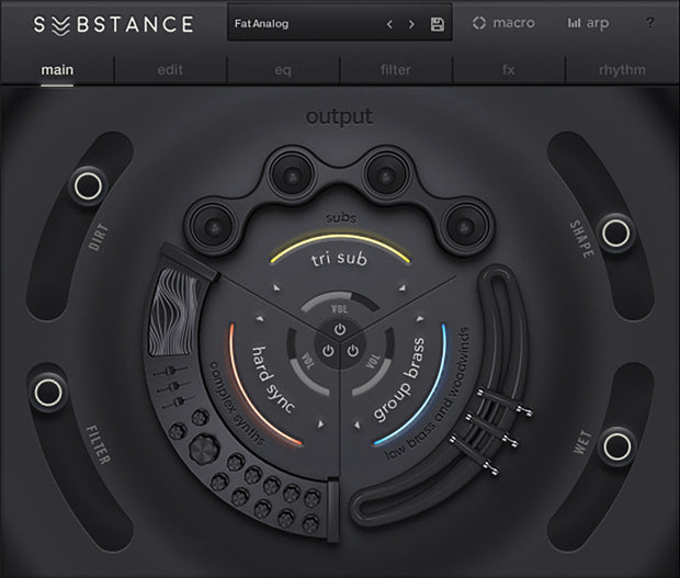 Output | Substance Virtual Instruments Plug-in