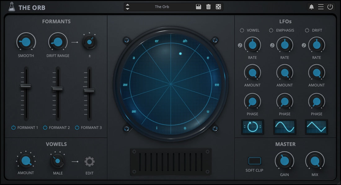 AudioThing | The Orb Formant Filter Plug-in