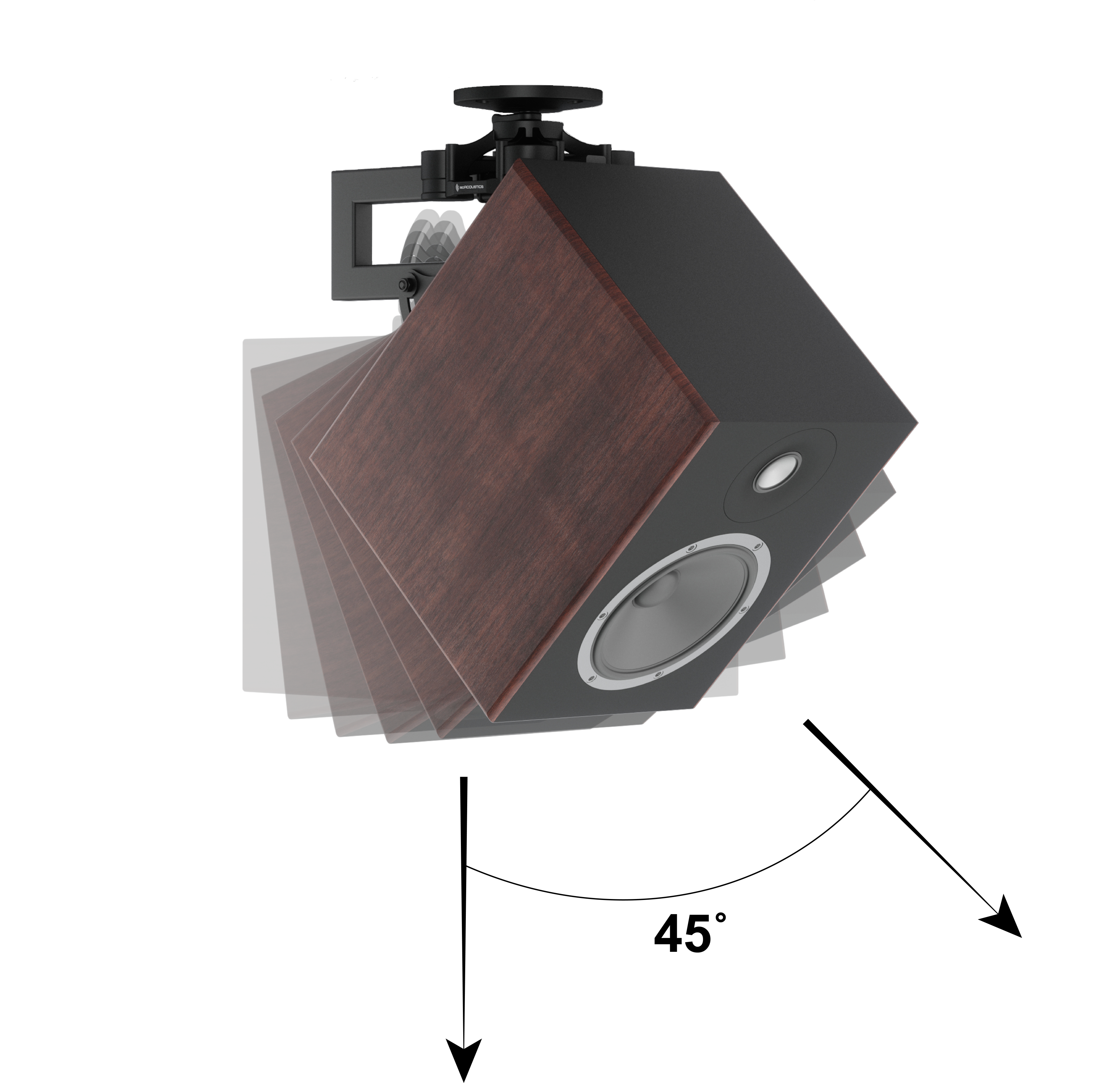 IsoAcoustics | V120	Mount to isolate height speakers for immersive audio