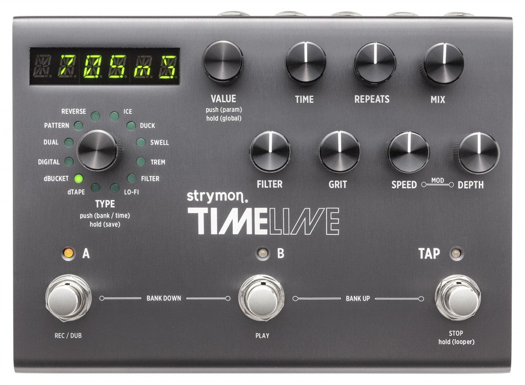 midi delay pedal Strymon TimeLine Multidimensional Delay Pedal – TOT ALL AUDIO