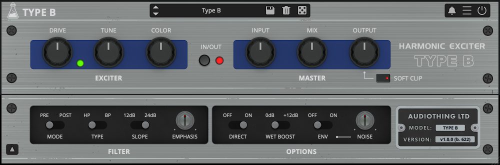 AudioThing | Type B Vintage Exciter Plug-in