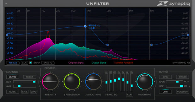 Zynaptiq Unfilter