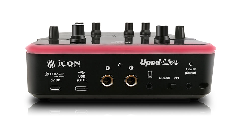 iCON Pro Audio | UPod Live 2x2 USB Recording Interface