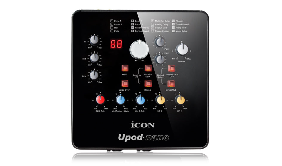 iCON Pro Audio | Upod Nano 2x2 USB Recording Interface