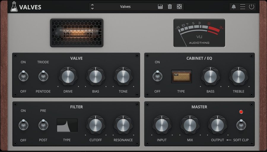 AudioThing | Valves Tube Overdrive Plug-in