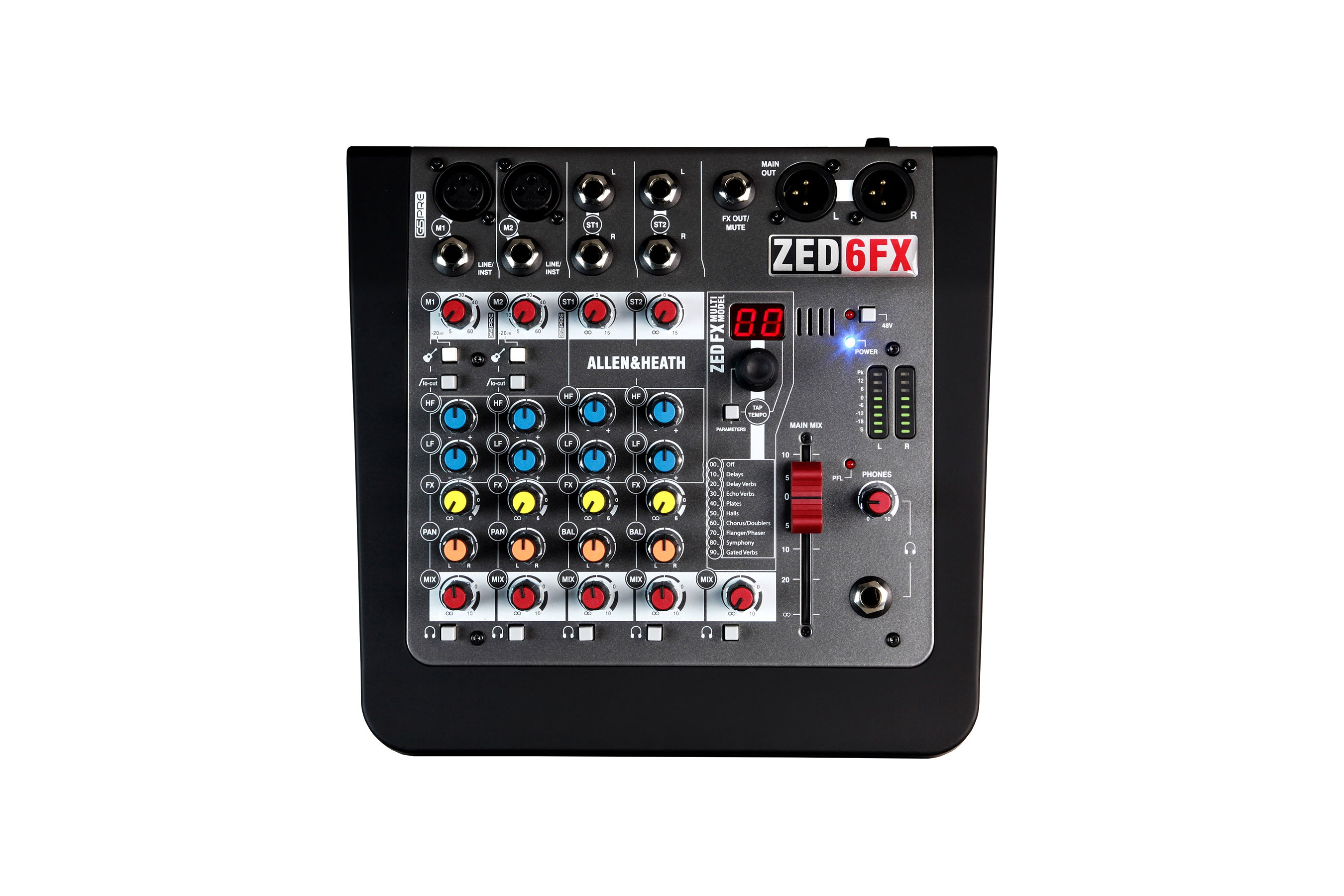 Allen & Heath | ZED-6FX 4-channel Compact Mixer with Effects