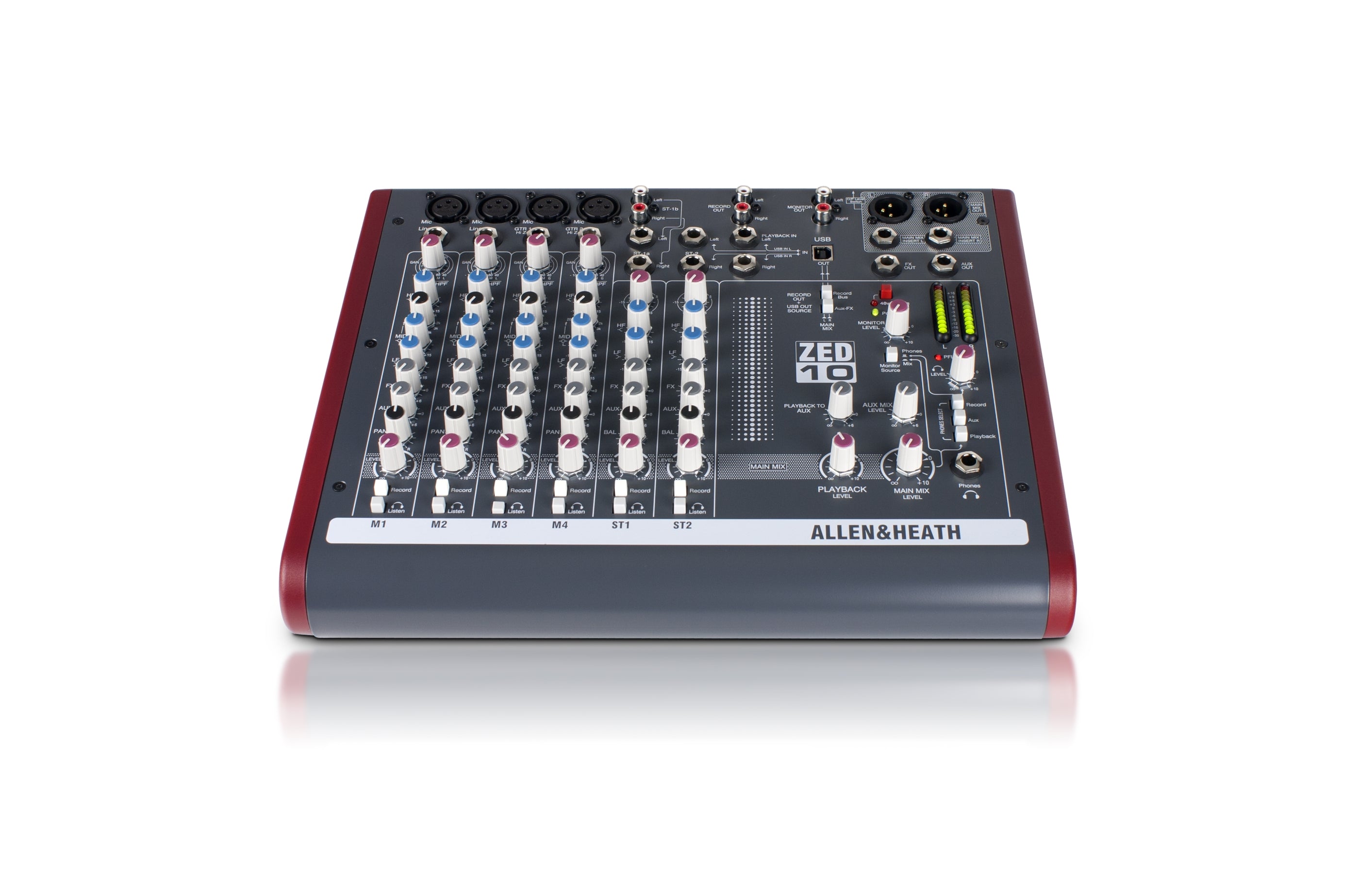 Allen & Heath | ZED-10 10-channel Mixer with USB Audio Interface