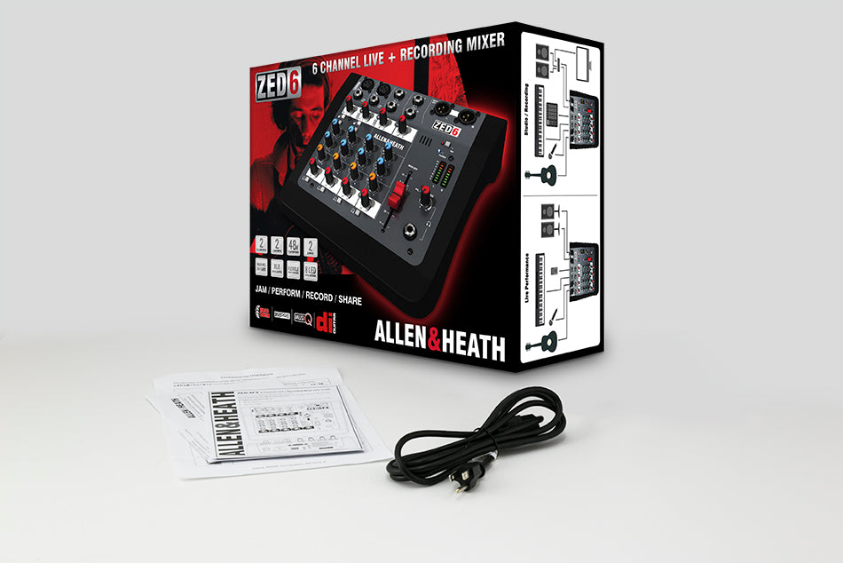 Allen & Heath | ZED-6 4-channel Compact Mixer